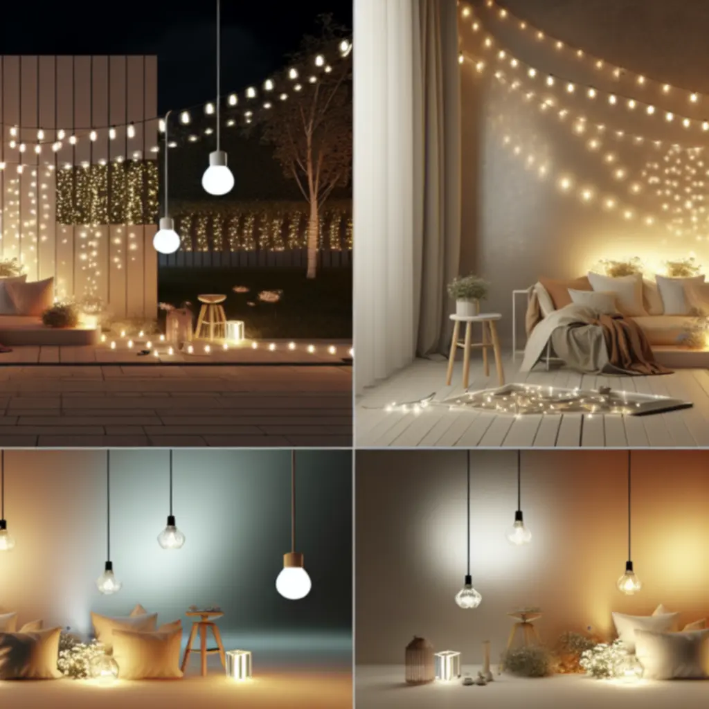 Nastrojowe girlandy świetlne i dekoracyjne lampki w aranżacji LightVinee.